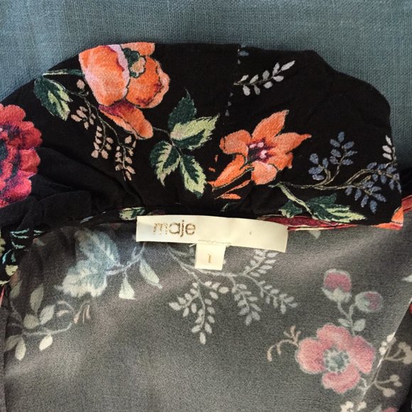 Maje floral midi dress - Picture 6 of 6
